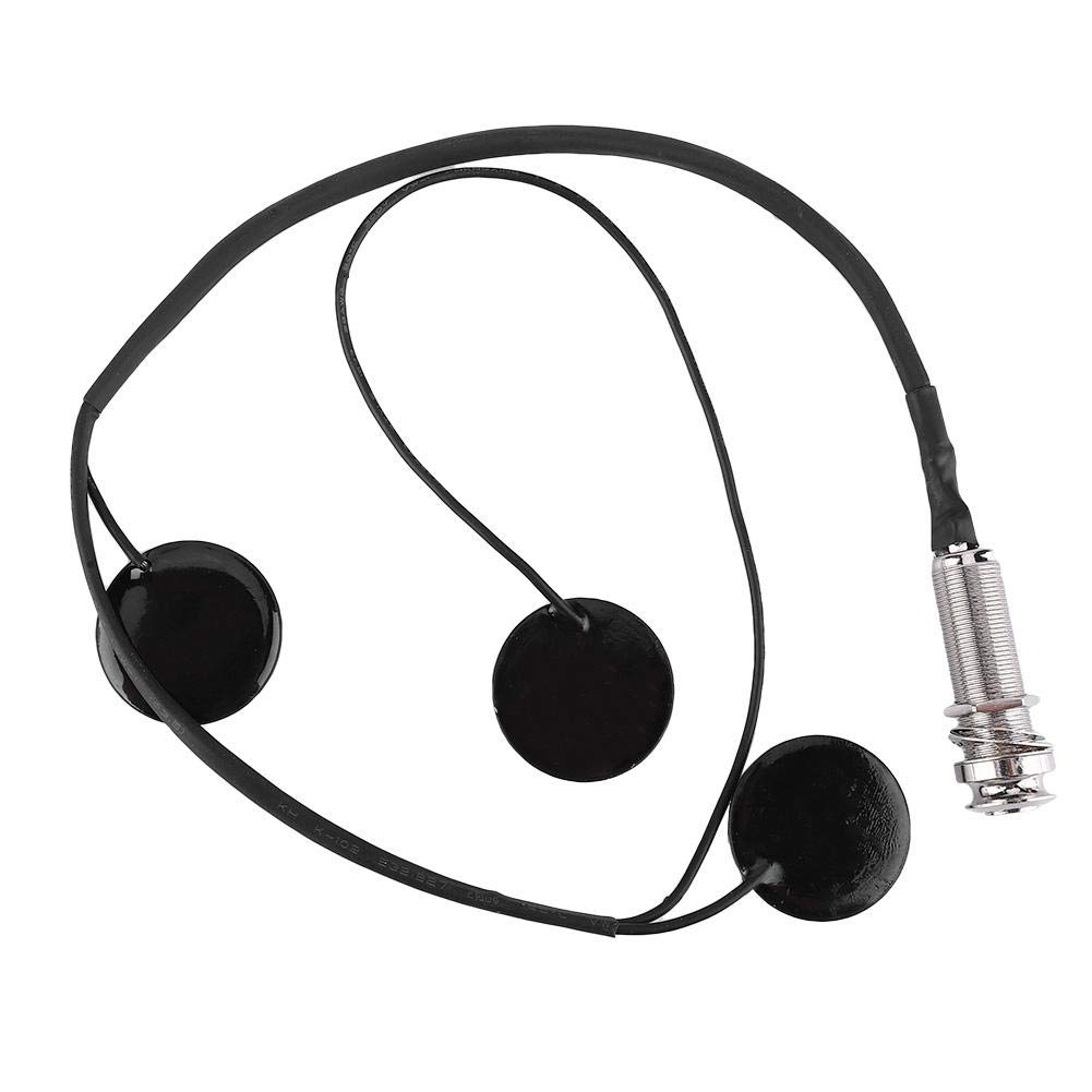 Fafeims Harp Pickup for Accurate, Clear Tone - Portable Plastic & Metal Musical Instrument Accessory with Universal 6.35mm Audio Cable Output