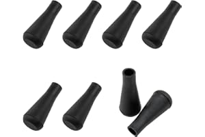 LOVEIYSP Lovelysp Black Soft Rubber Arrowheads Practice Safety Arrow Tips Soft Rubber Arrow (Inner Diameter 8mm Black) 8PCS