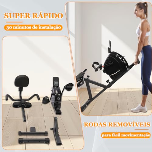 Preto, Bicicleta Ergometrica Magnetica, Bicicleta Ergometrica Horizontal, Bicicleta Ergométrica Magnética Horizontal, Bicicleta Ergométrica, Bike Ergometrica, Bicicletas Ergométricas
