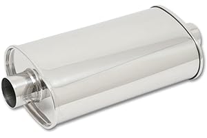 Vibrant Performance Vibrant 1102 Oval Stainless Steel Muffler