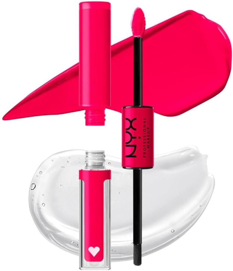 NYX Lip Gloss Shine Loud Base Coat + Top Coat Lead Everything 16H Vegan