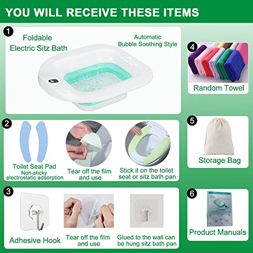 YYYSITZ Electric Sitz Bath, Sitz Bath For Hemorrhoids, Sitz Bath For