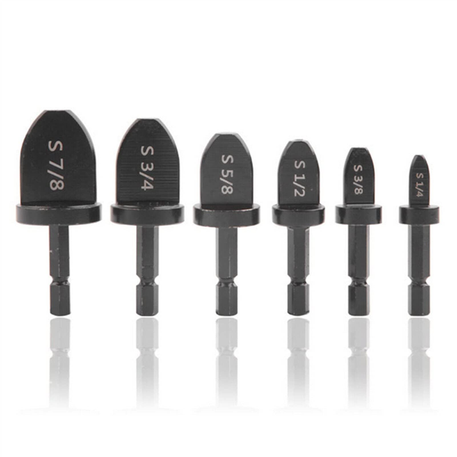 CENPEK 6Pcs HVAC Tools, Swaging Tool Drill Bit Set Multifunction Copper Pipe Flaring Tool Air Conditioner Copper Tube Expander Swaging Tool