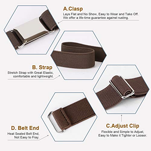 Kids Toddler Belt Elastic Stretch Adjustable Belt for Boys and Girls