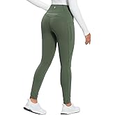 baleaf 25''/30'' Women's Fleece Lined Leggings Water Resistant High Waist Winter Running Hiking Pants Zipper Pockets
