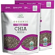 Eternae By Nature Organic Raw Chia Seeds, 32 Ounce, 2 Count