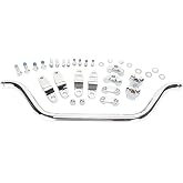 Kuryakyn 7503 Motorcycle Foot Controls: Adjustable Mustache Bar for 1991-2017 Harley-Davidson Dyna Motorcycles, Chrome