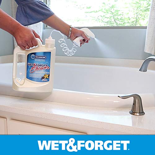 WET & FORGET SHOWER CLEANER WEEKLY APPLICATION REQUIRES NO SCRUBBING, BLEACH-FREE FORMULA, 64 OUNCE (PACK OF 1)