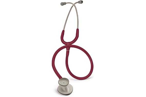 3M Littmann Lightweight II S.E. Stethoscope, 28", Burgundy Tube, (2451)