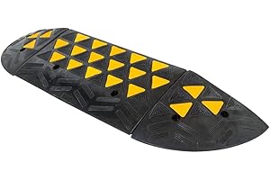 GUARDIAN INDUSTRIAL PRODUCTS Guardian 4" Rubber Curb Ramp with Round End Caps