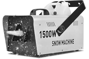 Moka SFX Snow Machine 1500W Snow Making Machine Snowflake Maker With Remote for Christmas Wedding Kids Party Stage Effect