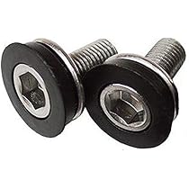 Vis Manivelle Acier Lot De 4 Vis De Pédalier Vélo M8 X 18mm - Acier Résistant Pièces Détachées Vélo Vis