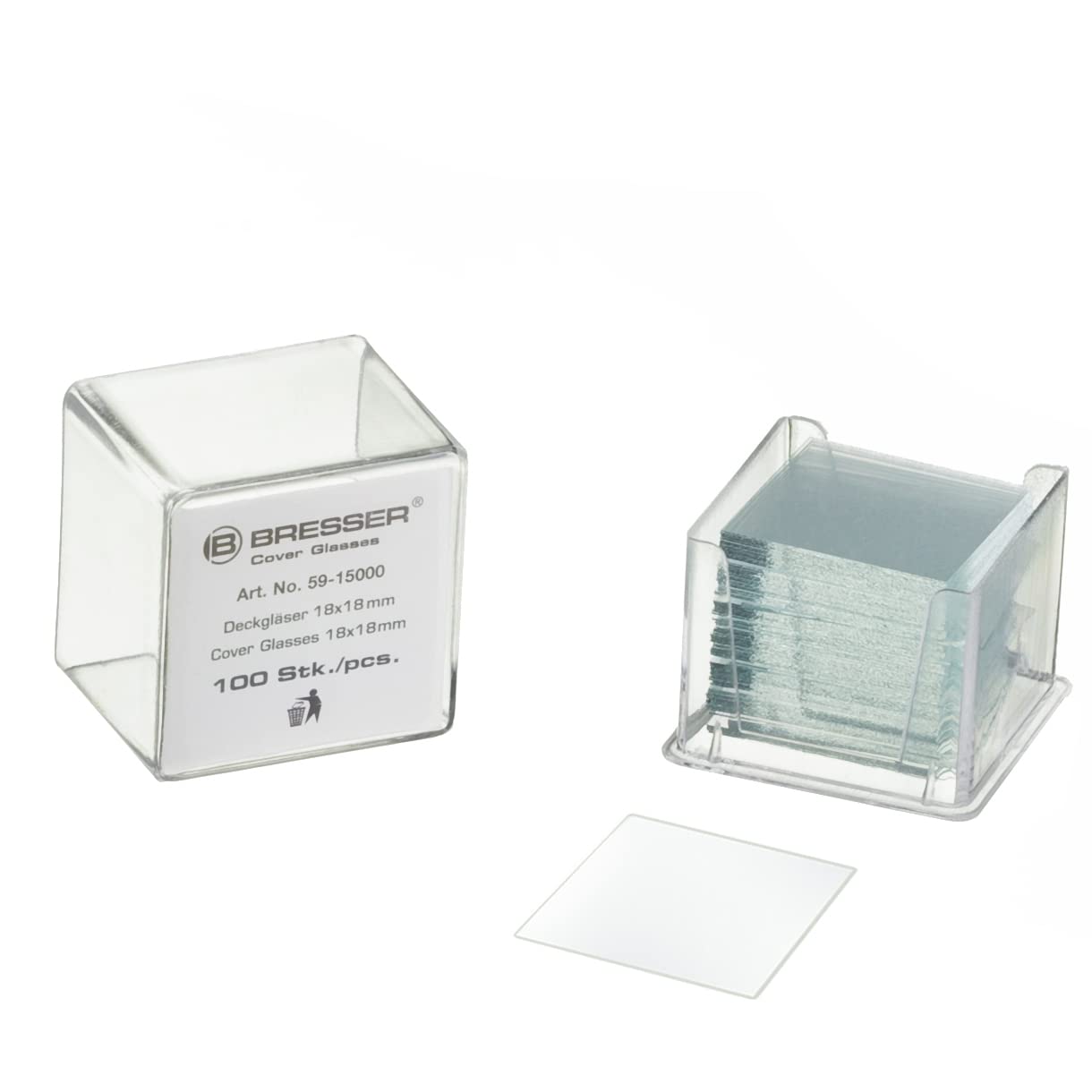 Bresser 5915100 microscope accessories cover glasses (100 pcs.)
