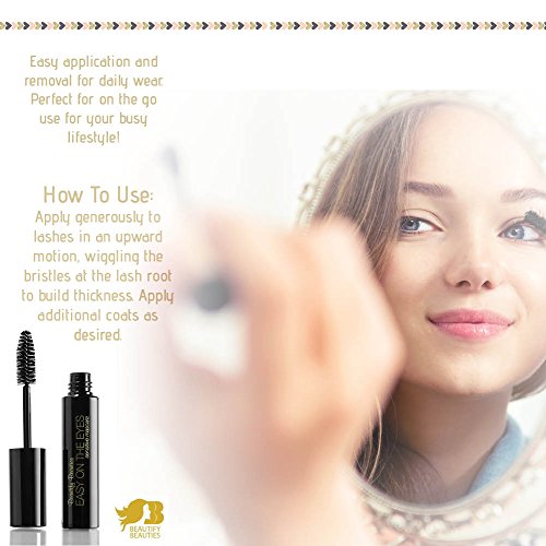 EASY ON THE EYES Sensitive Eye Mascara By Beautify Beauties Hypoallergenic Mascara For Contact