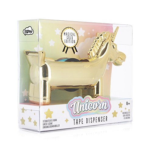NPW Gold Edition Unicorn Tape Dispenser, Rainbow Tape Pricepulse
