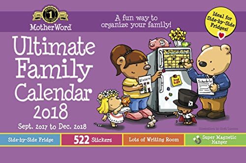 2018 Motherword Magnetic English Calendar Calendar – July 15, 2017