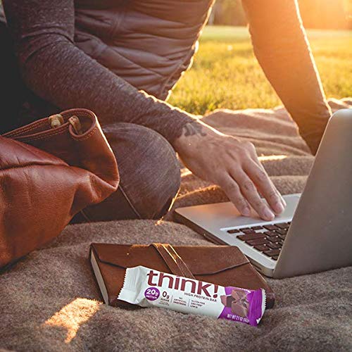 thinkThin High Protein Bars Variety Sampler Pack, 6 Flavors, 20g