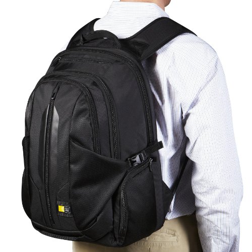 Case Logic RBP-117 17.3 Inch Laptop Backpack - Water-Resistant With Tablet Pocket, Black - View #7