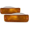 CarLights360 For Toyota Pickup 2/4WD 1989 90 91 92 93 94 1995/4Runner 1990 1991 Signal Light Assembly Pair Set Driver and Passenger Side TO2520105 TO2521107
