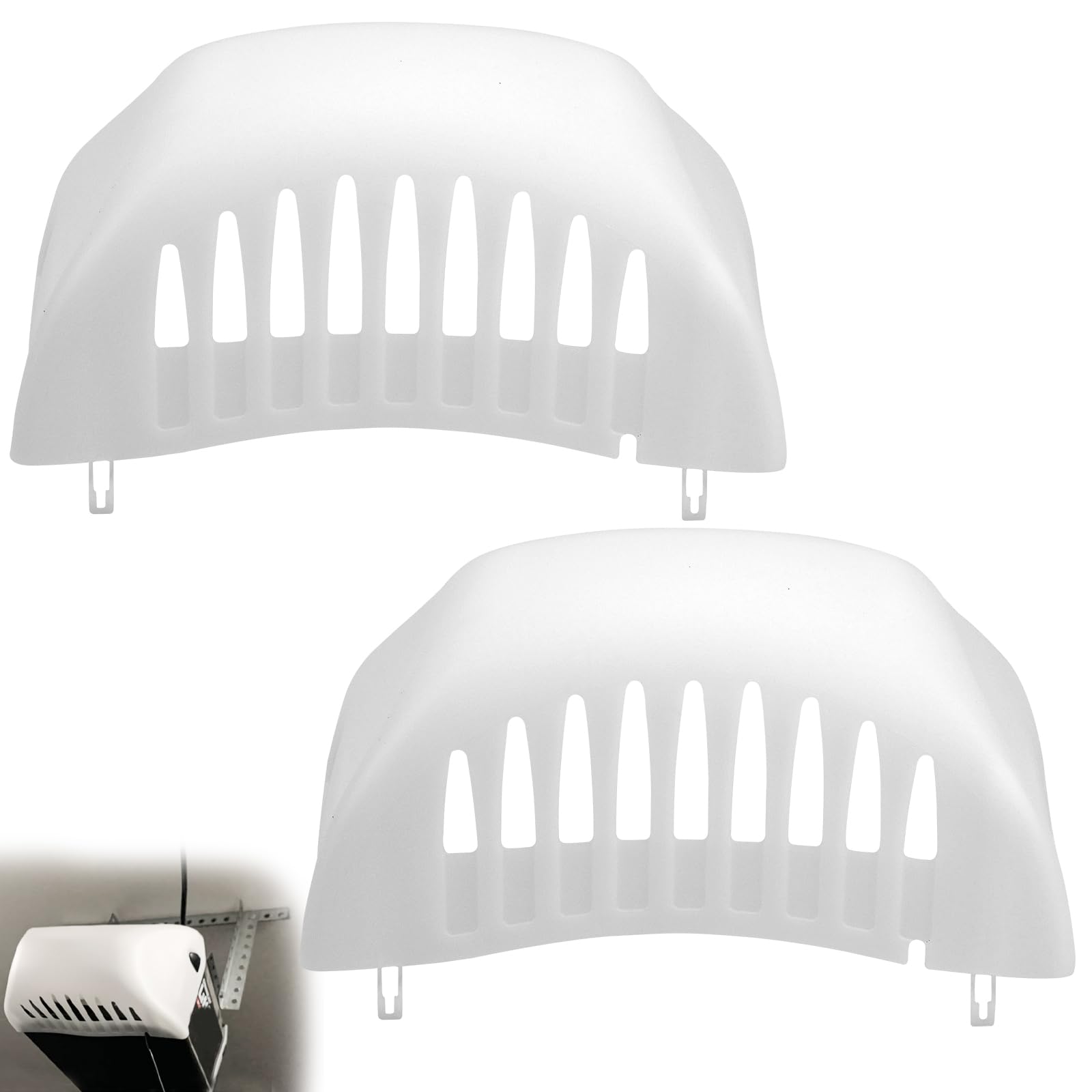 Photo 1 of 2 Pcs 108D79 Garage Door Opener Light Lens Cover for Belt Or Chain Drive Operator K108D0079M, PD612K, PD212, PD610, Light Lens Cover - Replaces 108D0079