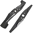 Fourtry Replacement 72531-VH7-000 (Upper) & 72511-VH7-000 (Lower) Blades Kit, Compatible with 21" Cut Hon da HRX217, HRX217K1