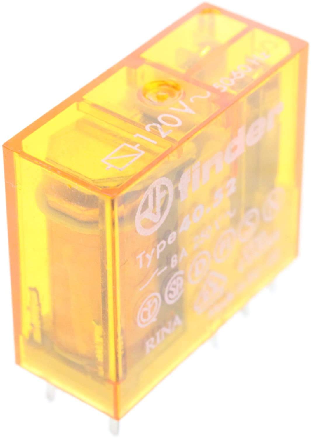 Finder, 40.52.8.120.0000, PCB/Plug-in Relay, DPDT