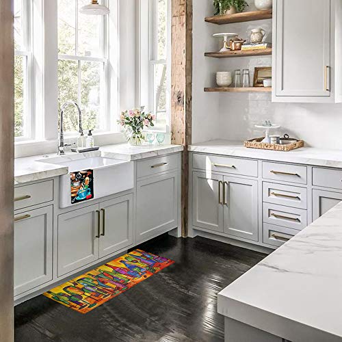 UpNUpCo Artistic Beautiful Anti Fatigue Kitchen Floor Mat Unique