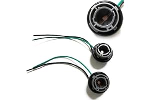 iJDMTOY 1156 7506 Wiring Harness Sockets Compatible with LED Bulbs, Turn Signal Lights, Backup Lights