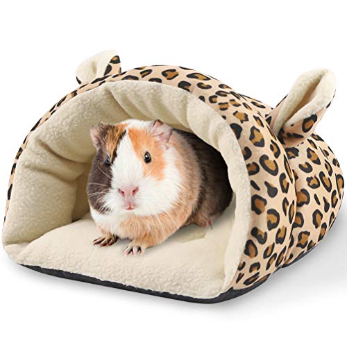 PAWCHIE Guinea Pig Bed Warm Cave Beds for Small Animals, Super Soft