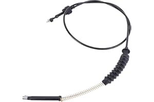 DEHATEO F2TZ-7F042-A Transmission Detent Kickdown Cable for 1987-1993 Ford E-150 F-150 F-250 Throttle Valve Cable Truck Van and SUV Detent Cable T76497B T76450 AOD Kickdown Detent Cable Shift cable 53 inch