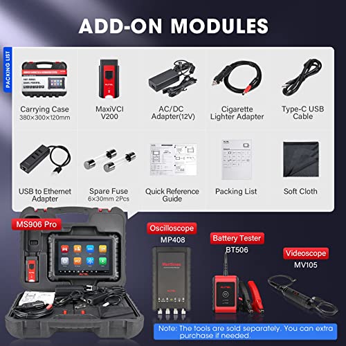 Autel MaxiSYS MS906Pro Scanner: 2022 Autel Diagnostic Tool MS906 Pro ...