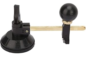 Glass Cutter Adjustable Glass Cutting Tool 6 Wheel Circular Cutting Cutter for Glass Drawing Circle(Diameter:20cm)