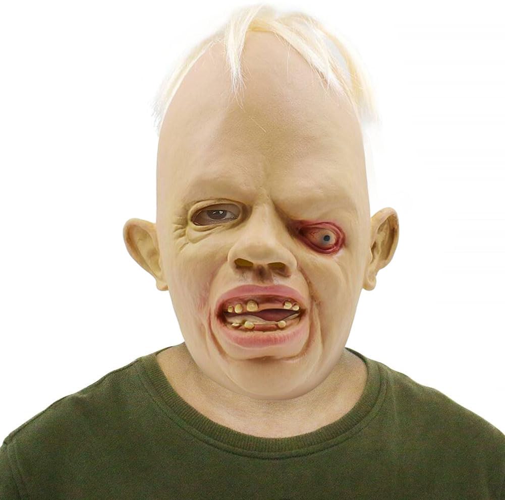ACBAGI Scary Sloth Goonies Mask Latex Creepy Halloween Fancy Dress Costume 1980's 80's Masks for Adults — image 1