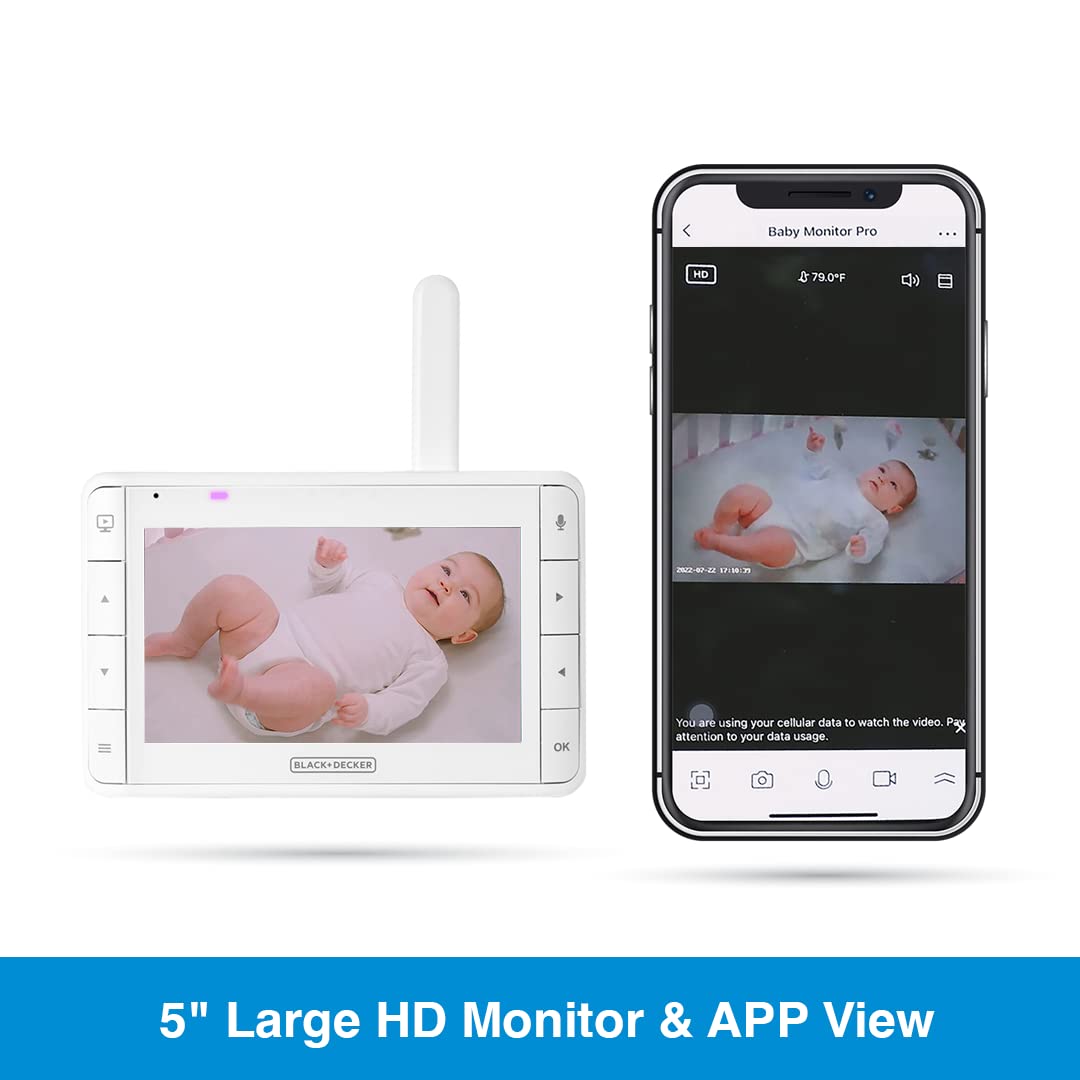 BLACK+DECKER Smart Video Baby Monitor PRO - 5