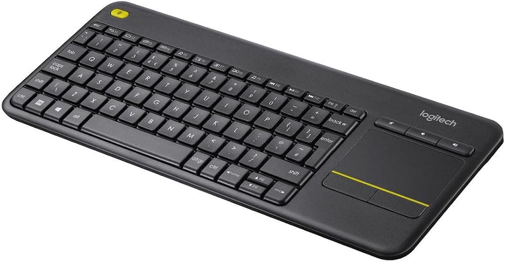 Logitech K400 Wireless Touch Keyboard Black with Receiver