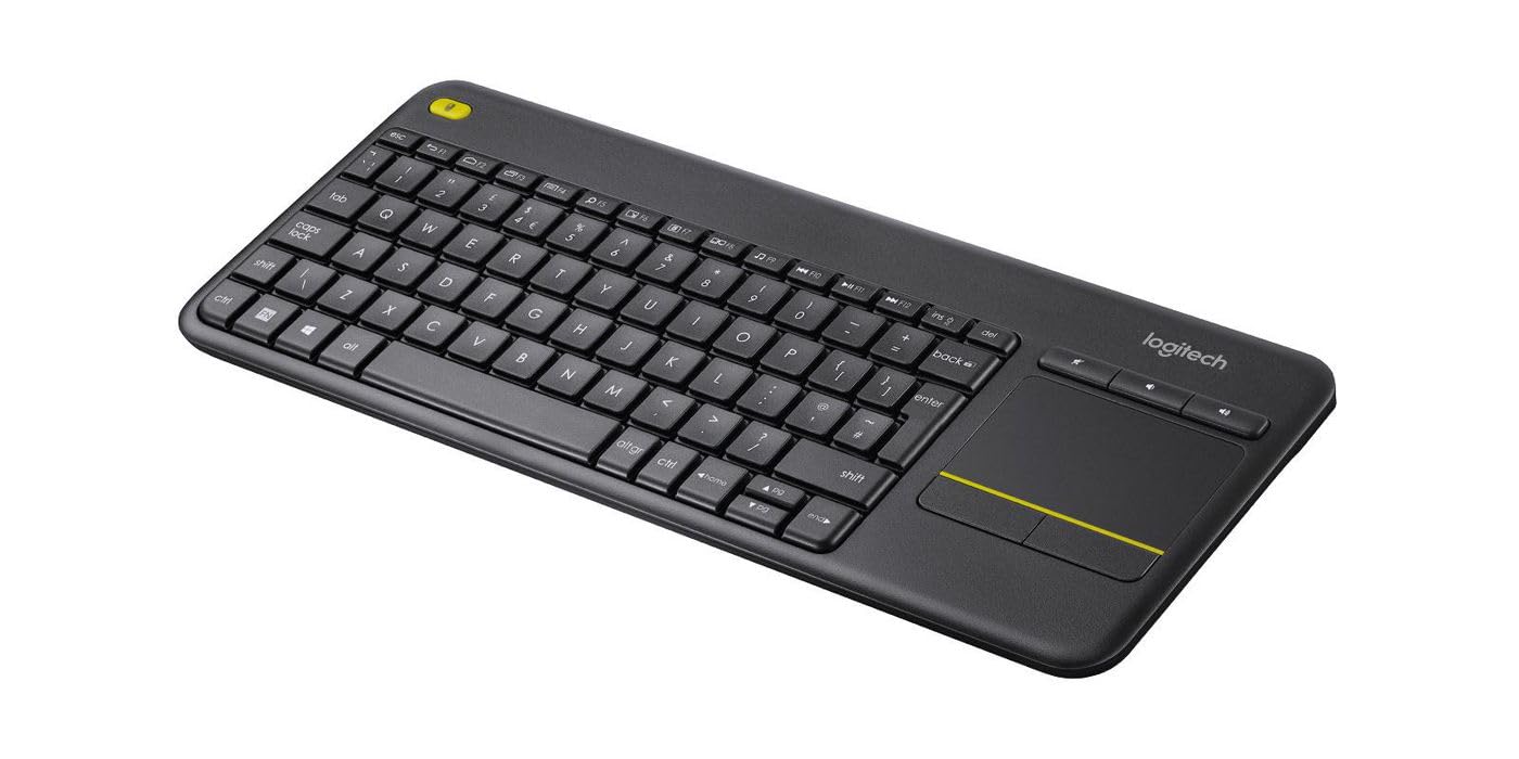 Logitech K400 Wireless Touch Keyboard - Black