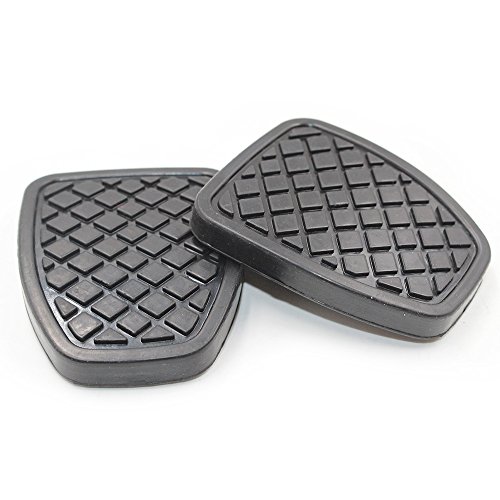 KOAUTO 2Pcs Brake & Clutch Pedal Pad Rubber Cover for Subaru Forester