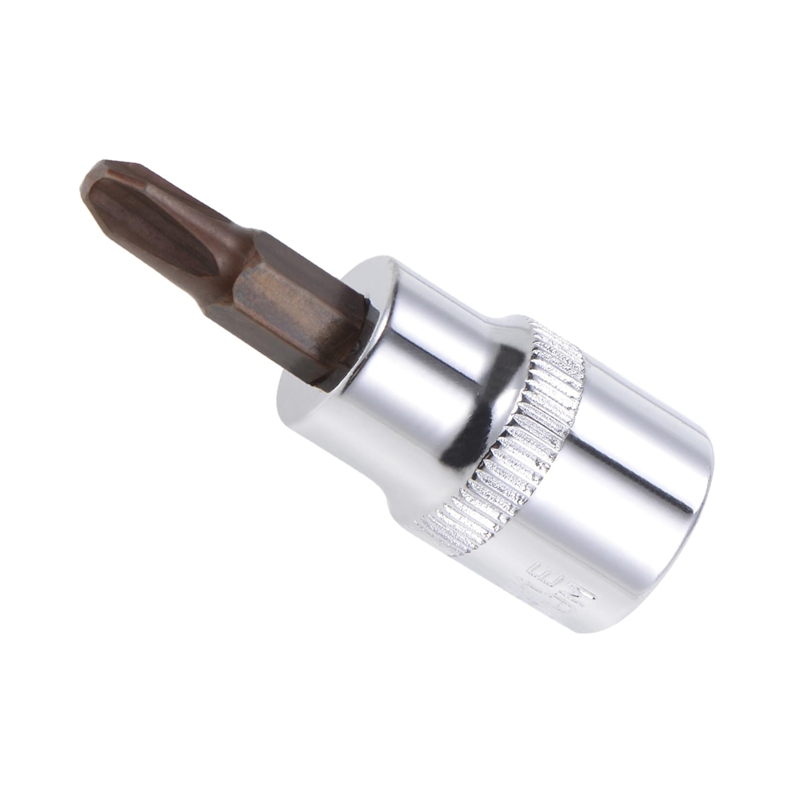 CoCud Phillips Bit Socket, Metric PH3 Bit 3/8" Drive 1.89" Long, S2 Alloy Steel Heat Treated CR-V Socket - (Applications: for Fastener Application)
