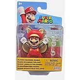 SUPER MARIO Mini Action Figure 2.5 Inch Flying Squirrel Mario Collectible Toy