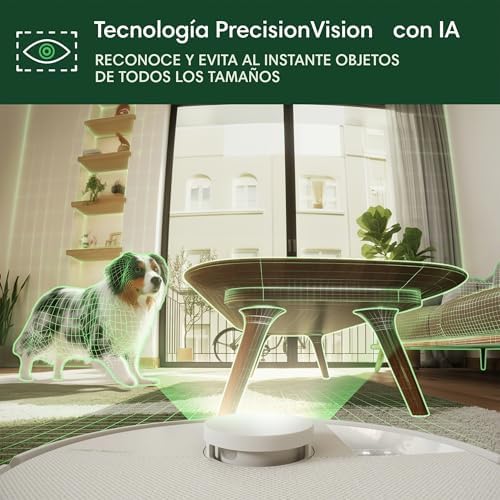 Roomba Plus 505 Combo con Base AutoWash multifunción y autolimpiable, mopas DualClean con PerfectEdge, PrecisionVision IA, Clearview Pro LiDAR, Secado Aire Caliente mopas, 75 días autovaciado_B