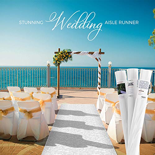 Wedding Aisle Runner with Floral Motif, Create Your Dream Day with