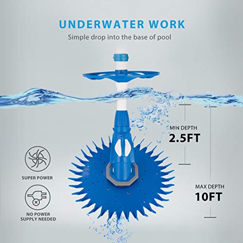 VIVOHOME Upgraded Automatic Inground Above Ground Suction Swimming Pool