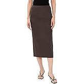 Good American Women's Matte Jersey Midi Pencil Skirt
