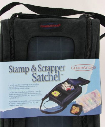 Generations 8x12x4 Inch Portable Stamp & Scrapper Satchel