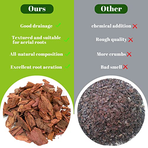 Legigo Organic Orchid Potting Bark All Natural Orchid Bark Potting Mix