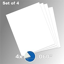 LITKO 8x10-inch Polystyrene Flexible Craft Sheets