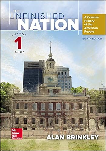 The Unfinished Nation A Concise History Of The American People Volume 1 Amazon Co Uk Brinkley Alan 9781259287121 Books
