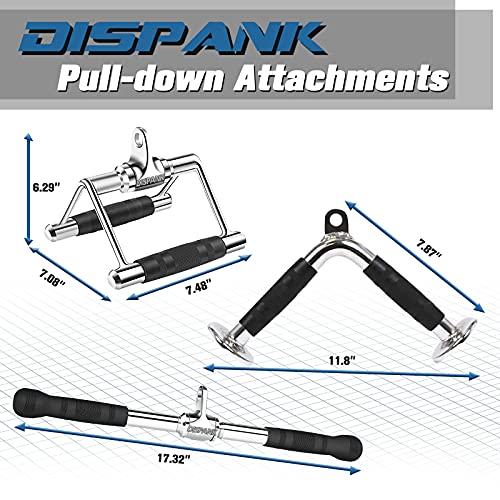 DISPANK Cable Machine Attachments Smith Machine Pull Down Attachments
