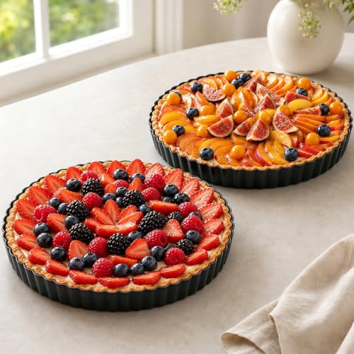 Yamteck 2 Pack Quiche Pans