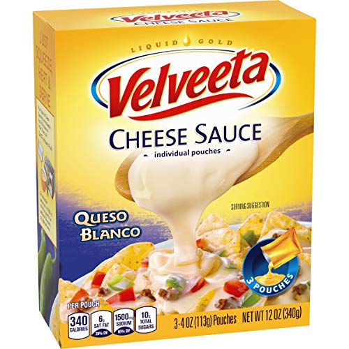 Velveeta Mild Queso Blanco Cheese Sauce (4 oz Pouches, Pack of 3) Pricepulse